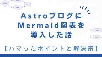 AstroブログにMermaid図表を導入した話【ハマったポイントと解決策】